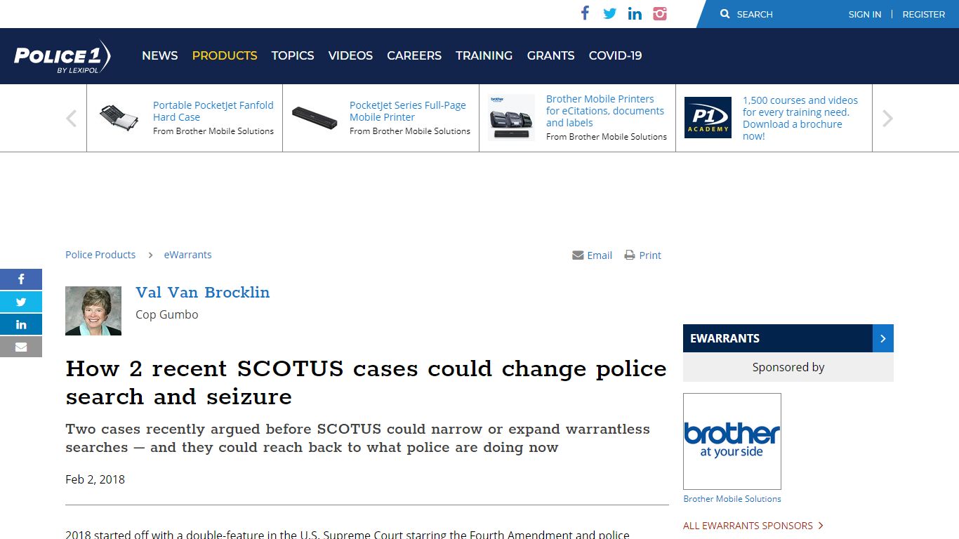 2 Supreme Court cases review warrantless searches - Police1