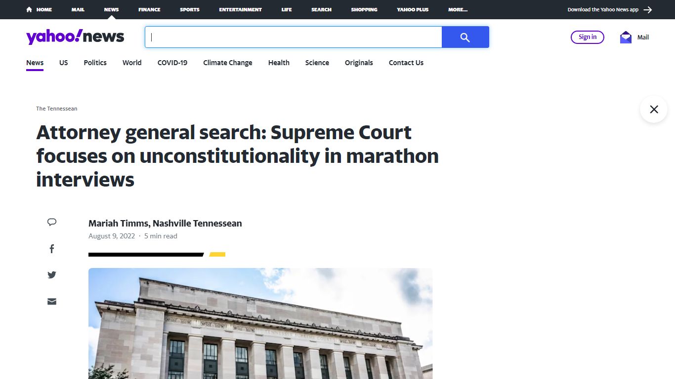 Attorney general search: Supreme Court focuses on unconstitutionality ...